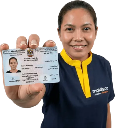 Maid with Emirates ID